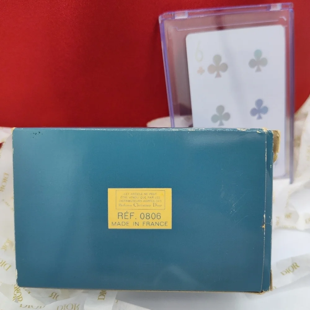 Vintage Red Dior Gift Set Vanity Makeup Bag Diorella Soap Limited Edition Card